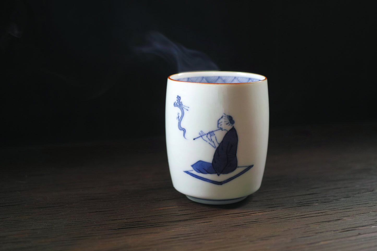 【5%寄付】湯呑 笛吹 昇龍
