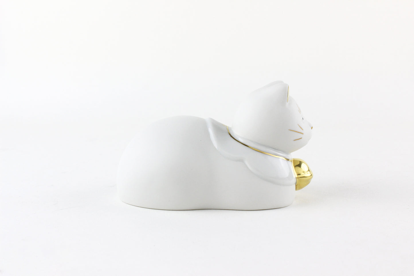 ちょうえもん座猫 金白