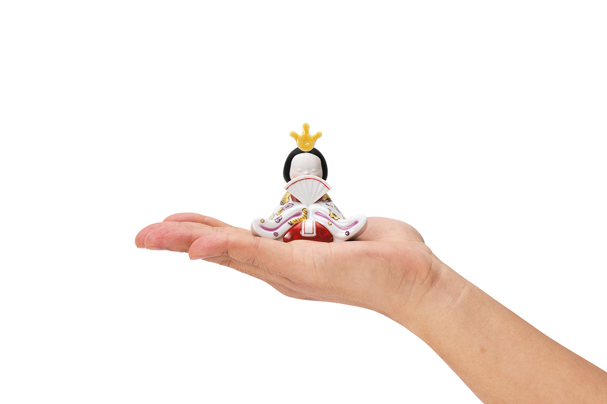 桃染のひな 松に梅・松に藤