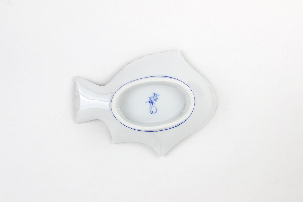 魚皿 染付
