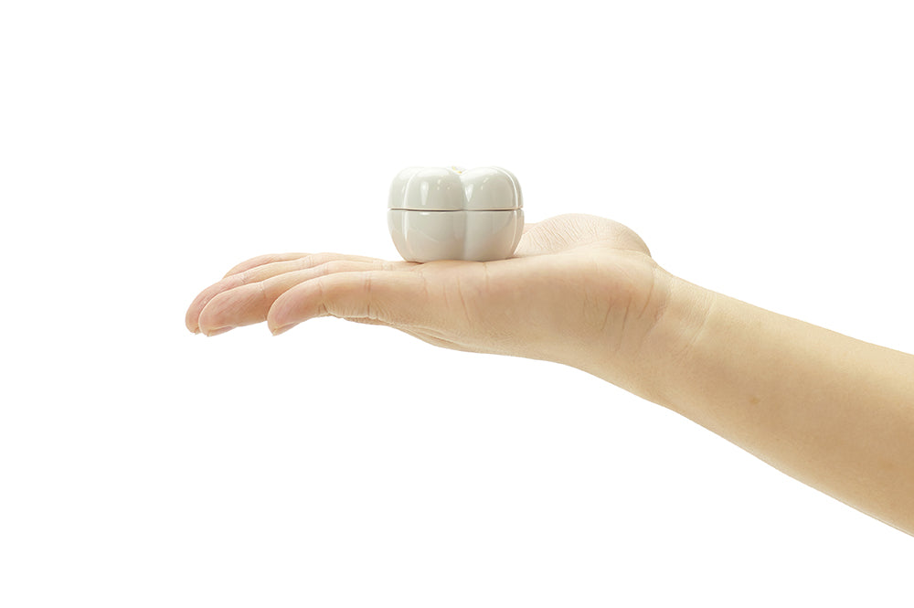 組蓋物 梅鉢 紅白梅