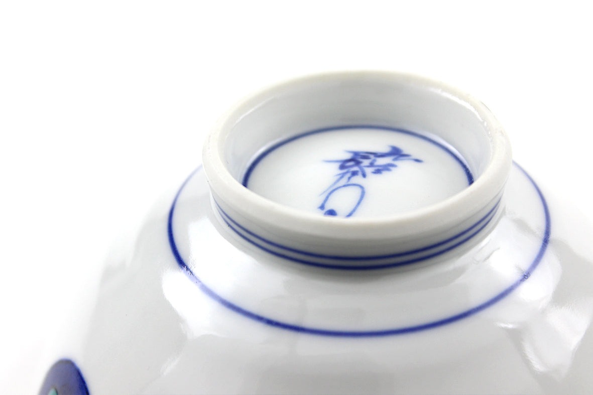 ご飯茶碗大 丸紋遊童子