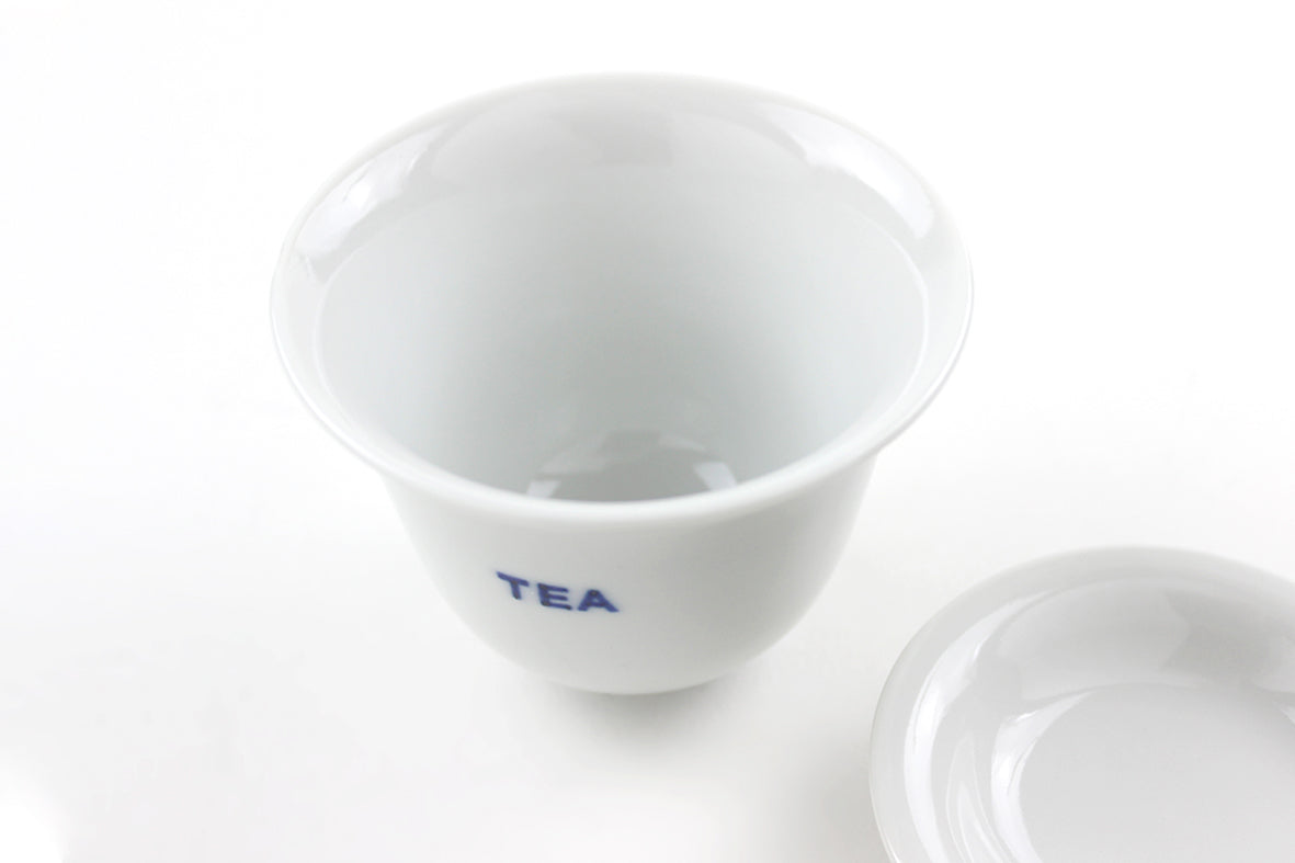 蓋碗 白“TEA字”