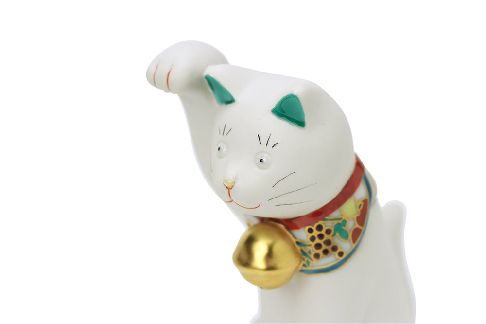 【3%寄付】ちょうえもん招猫 鈴鳴り 果物 右手