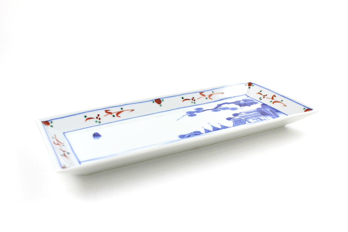 送料無料　江戸時代　山水楼閣文彫　極上品胡桃根付　高3.1ｃｍ 骨製 すかし彫り 楼閣山水置物 | 古美術ささき