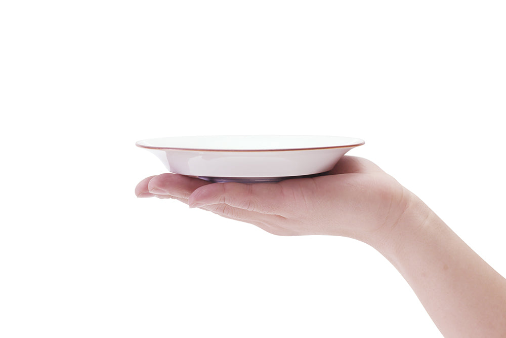 五寸平皿 笛吹 骸骨