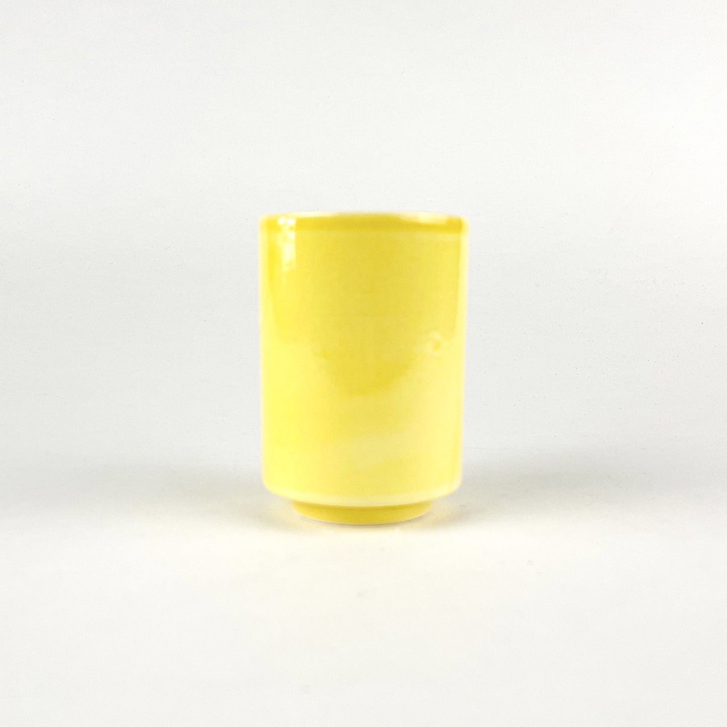 九谷瓷器 切立湯呑 黄