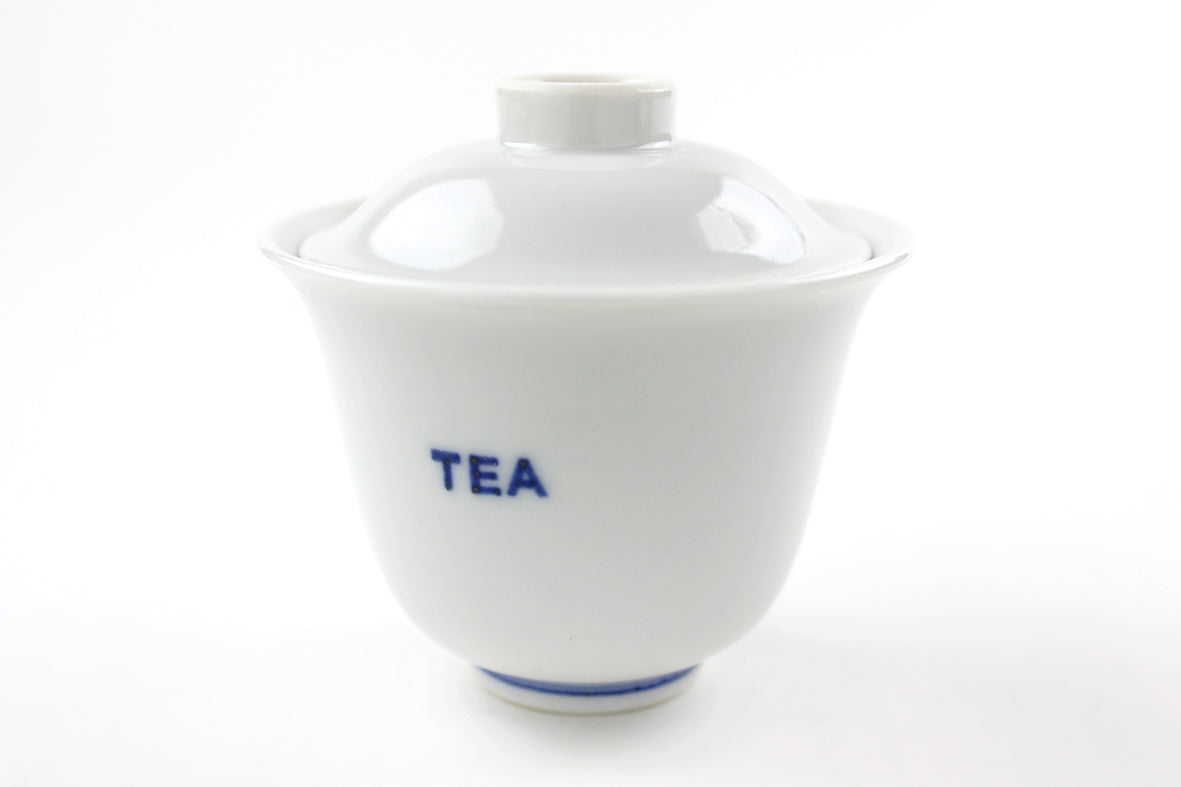 蓋碗 白“TEA字” – 上出長右衛門窯オンラインショップ