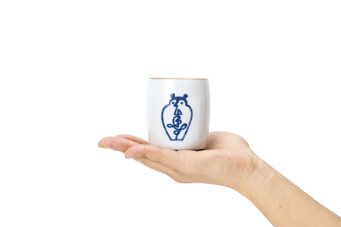 5%寄付】湯呑 寿福老 – 上出長右衛門窯オンラインショップ