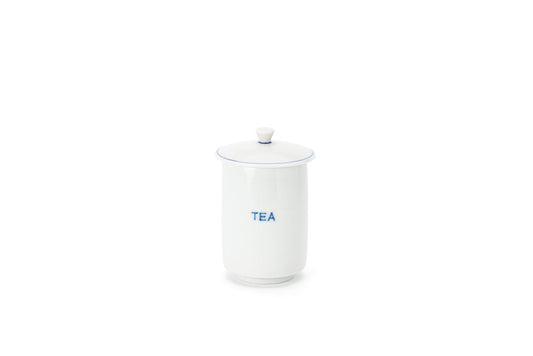 薑会 蓋付湯呑 白“TEA字”