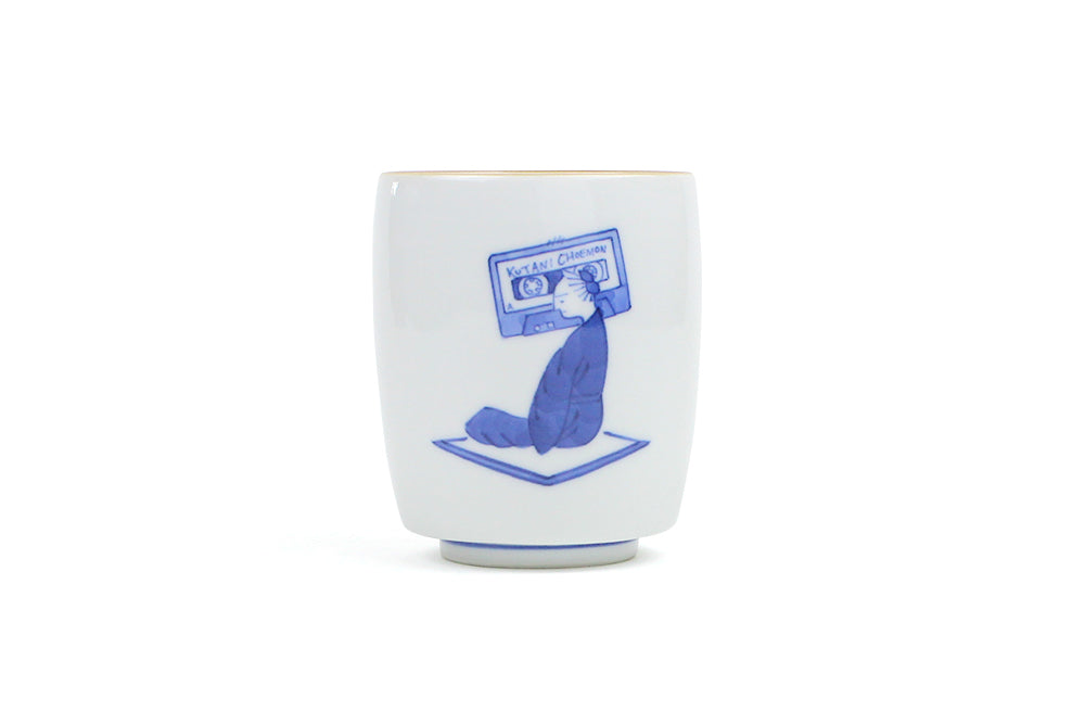 湯呑 笛吹（カセットテープ）＋紅ほうじ茶セット – 上出長右衛門窯