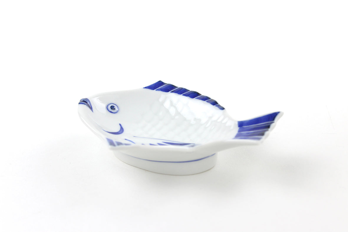 魚皿 染付