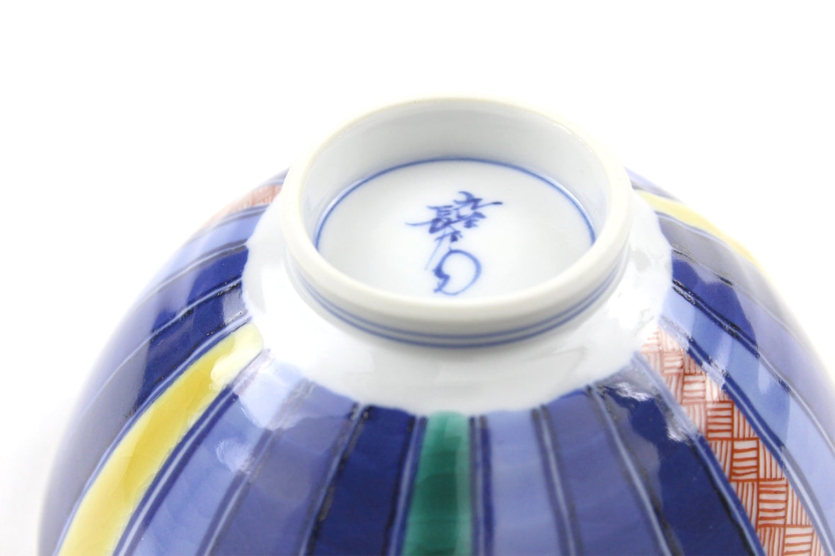 ご飯茶碗大 線文