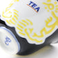 蓋碗 黒釉黄彩龍文“TEA字”