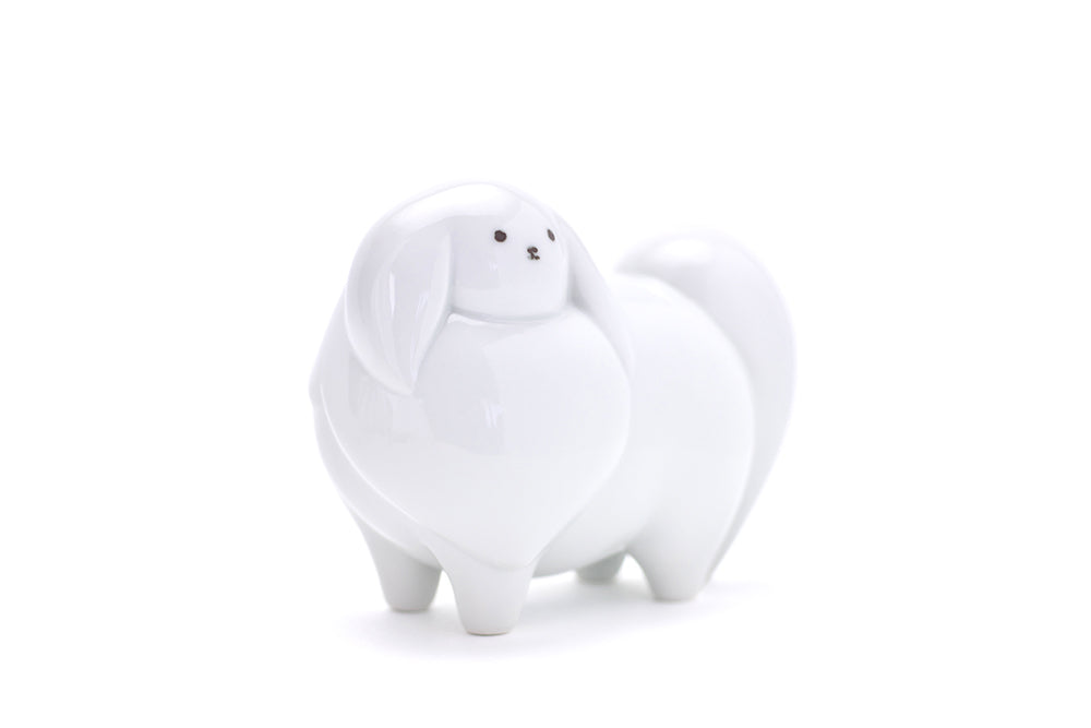 白狗貯金箱