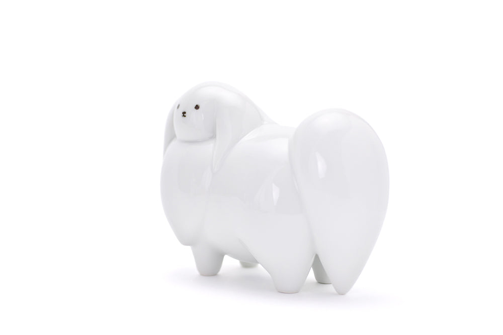 白狗貯金箱